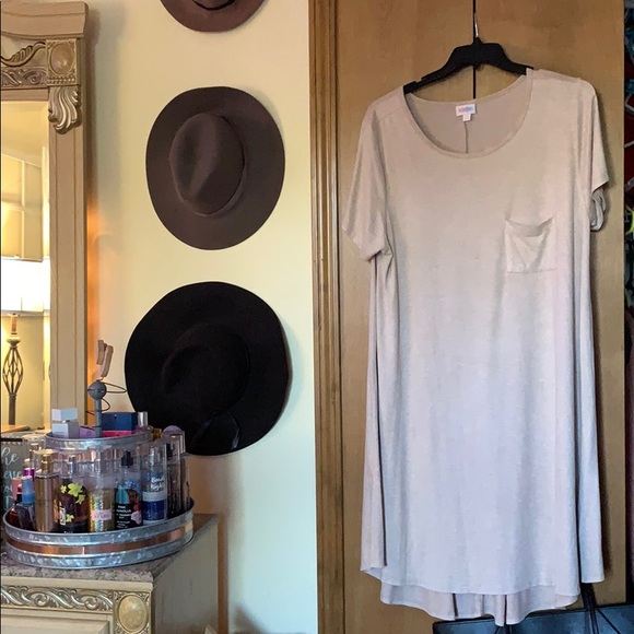 LuLaRoe Dresses & Skirts - NWOT LuLaRoe cream distressed suede like dress💕